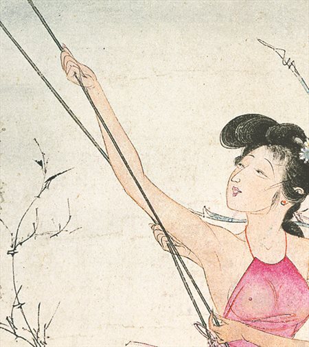 信阳-胡也佛的仕女画和最知名的金瓶梅秘戏图